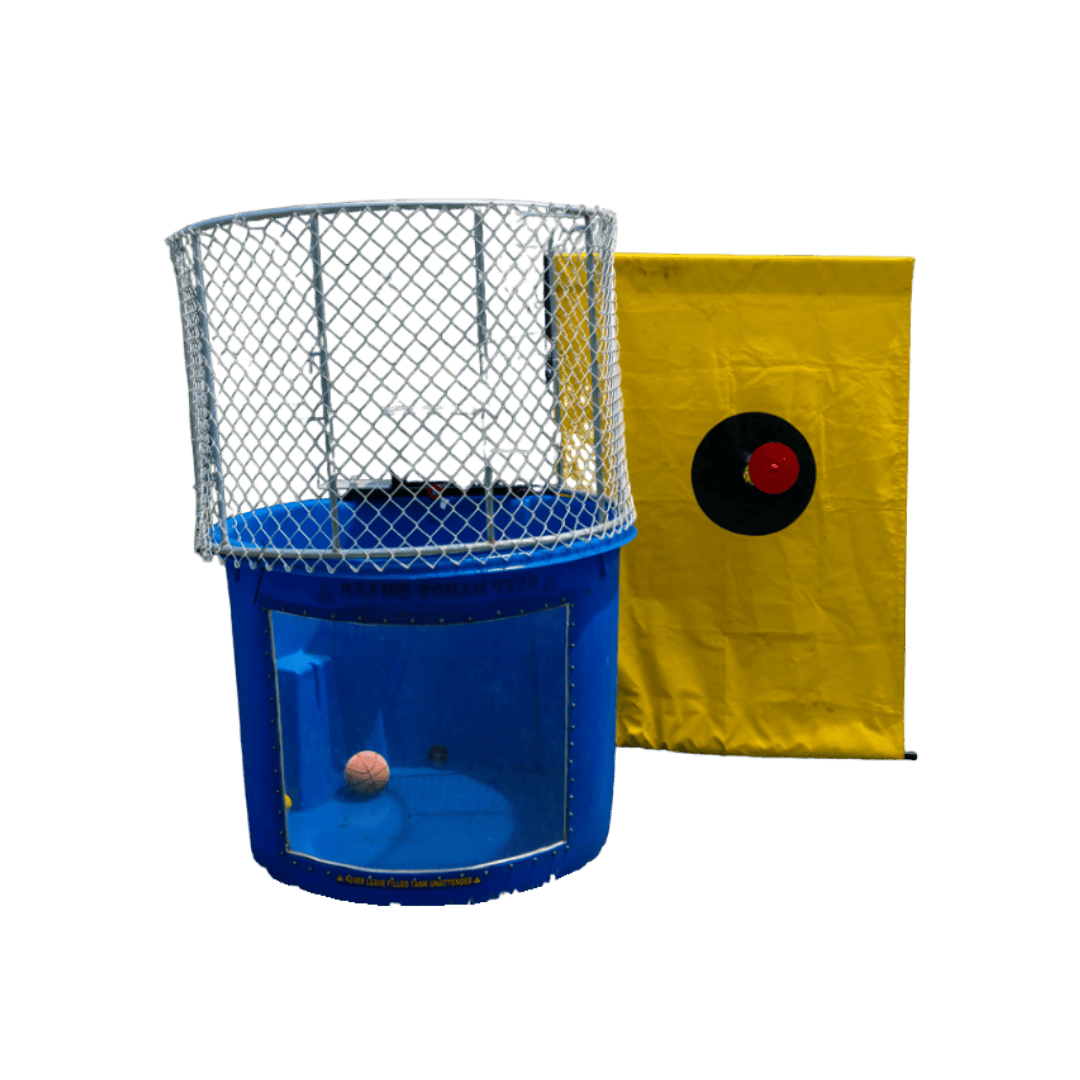 Dunk tank rental for school fundraisers and carnival events in Chicago